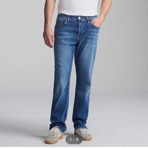 Mavi Men's Matt Relaxed Straight Leg Denim Jeans, Size 38x30